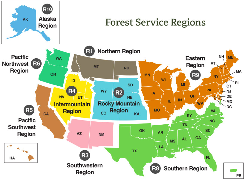 Forest Service Regions